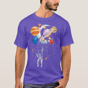 Astronauta Astronauta Espacial Planetas T-Shirt