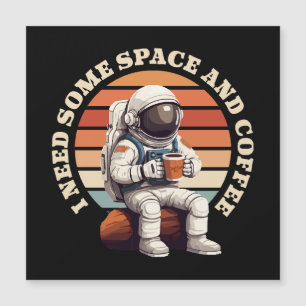 Astronauta Bebendo Café