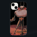 Astronauta de Vintage Science Ficke Agita Alieníge<br><div class="desc">Imagem de Vintage: aliens futuristas de ficção científica e robôs. Um astronauta está apertando as mãos com uma alienígena amigável que parece um grande,  assustador inseto ou um futuro inseto assustador. Bem-vindos ao nosso planeta! Um clássico design de quadrinhos retrô de ficção científica.</div>