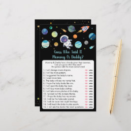 Astronauta Do Espaço Exterior Adivinha Quem Disse 