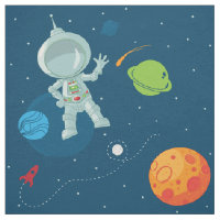 Astronauta Espacial - Tecido de Padrão Invisível n