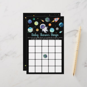 Astronauta - Jogo do Bingo do Chá de fraldas Espa