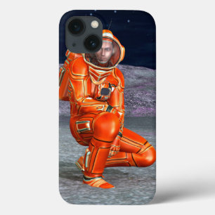Astronauta Mars Space Explorer no Planeta de Alien