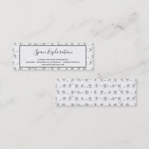 Astronauta Mini Cartão de visita