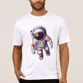 Astronauta na Camiseta Espacial