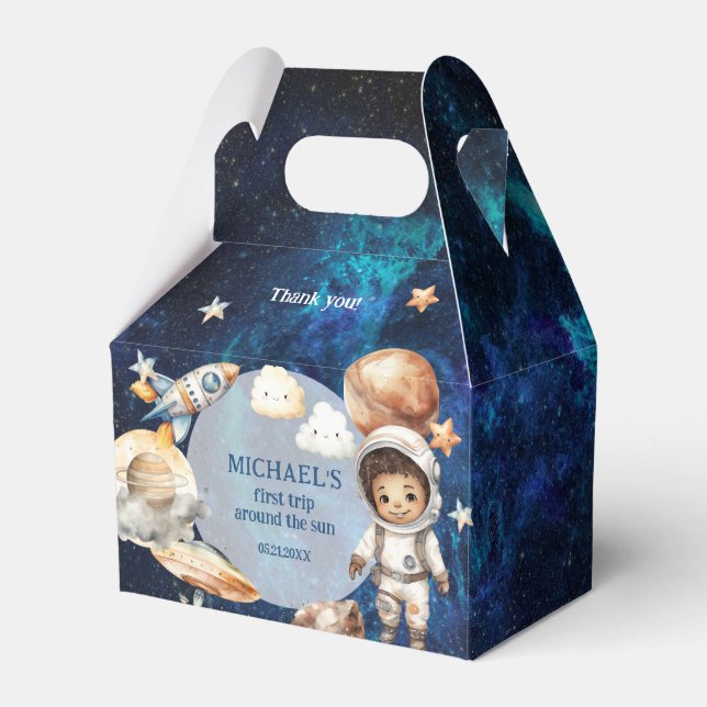 Astronauta Primeira Viagem À Volta Da Caixa De Fav (Frente)