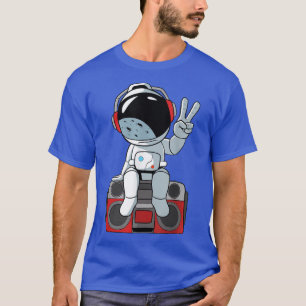 Astronauta senta no gravador T-Shirt