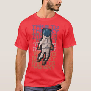Astronautas de T-Shirt para Cima