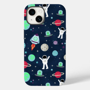 Astronautas Planetas Foguetes e Alienígenas