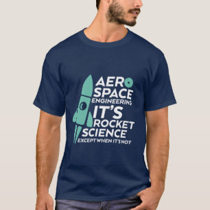 Astronáutica engraçada do t-shirt da engenharia
