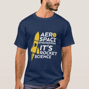 Astronáutica engraçada do t-shirt do engenheiro