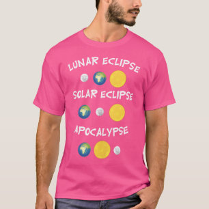 Astronomia Camisas Solares Lunares Eclipse Apocaly