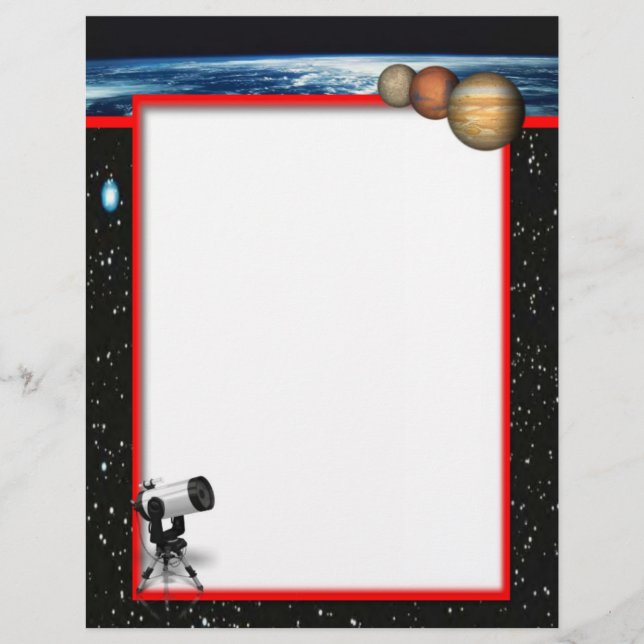 Astronomia Letterhead (Frente)