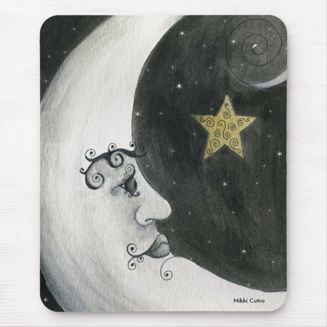Astronomia - lua Mousepad (Frente)