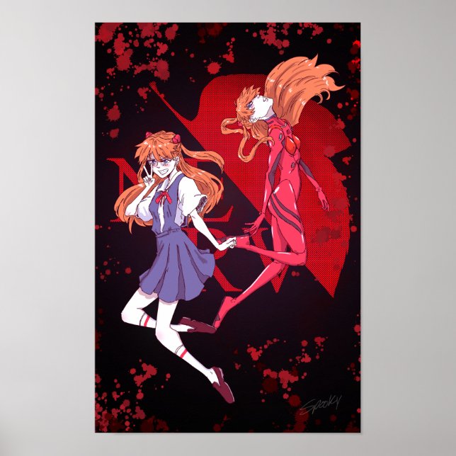 Asuka Langley Soryu Poster (Frente)