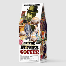 AT THE MOVIES  Coffee, 12oz Bag, Dark Roast, Flath