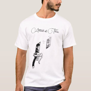 Ataque à camiseta dos olhos de Titã