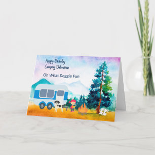 Ataque à Família de Cartão de Aniversário Dalmátic