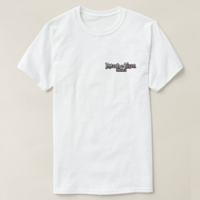 Ataque a Titã, Logotipo T-Shirt (Frente do Design)