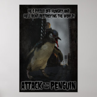Ataque do Pinguim Gigante! Fake Movie Poster