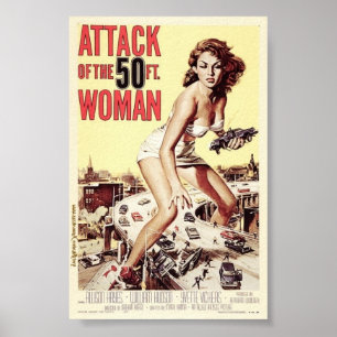 Ataque posters de Mulher de 50 pés dos 1958) (