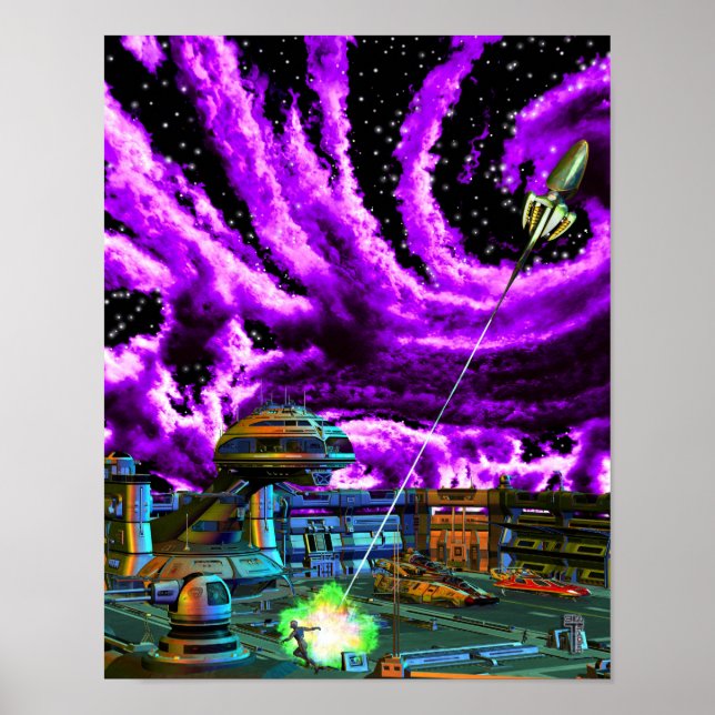 Ataque surpresa (11" x 14") Impressão (Frente)