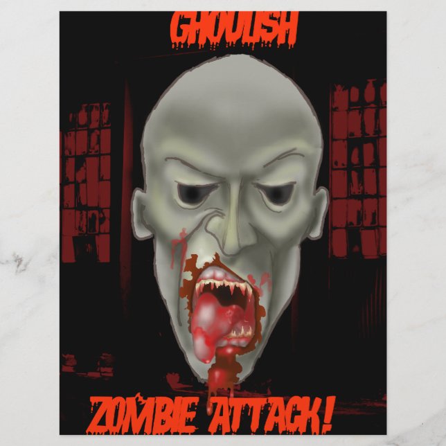 Ataque Zombie Ghoulish (Frente)
