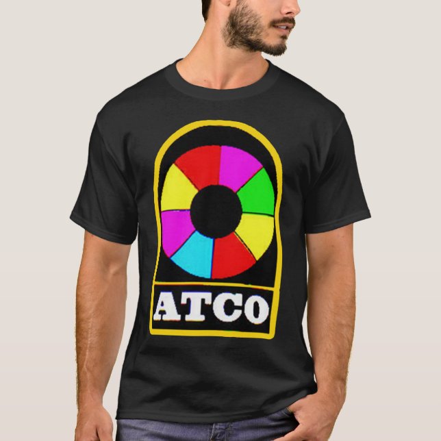 ATCO REGISTRA VINYL STICKER E CAMISA Clássica T-Sh (Frente)