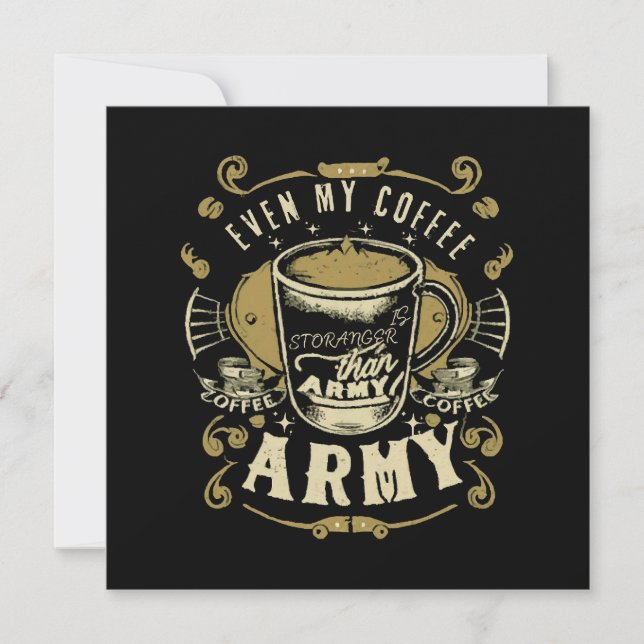 Até meu café é mais forte que o exército (Frente)