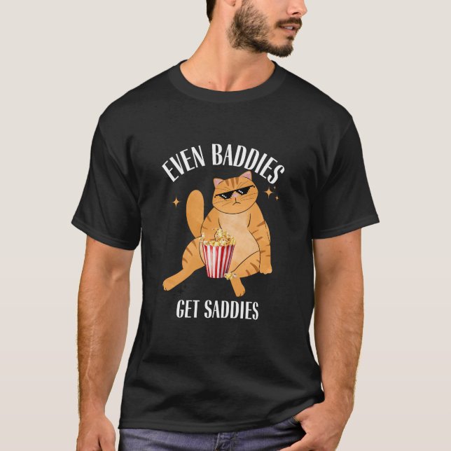 Até Os Morcegos Têm Uma Camiseta De Meme Gato Engr (Frente)