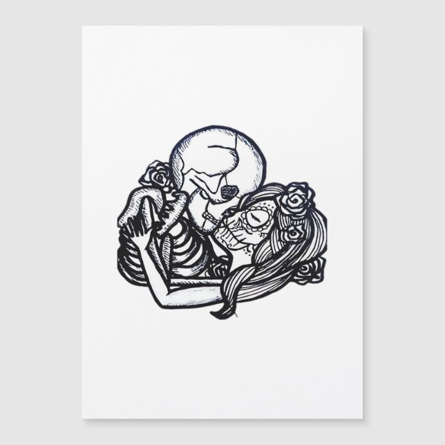 Até que a Morte nos Separe Clássico – Esqueleto As (Frente)