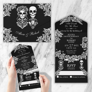 Até que a morte nos separe rosas do casamento