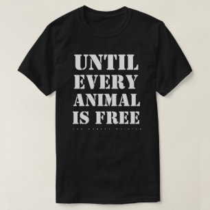 Até que cada animal estiver camisa livre (o preto
