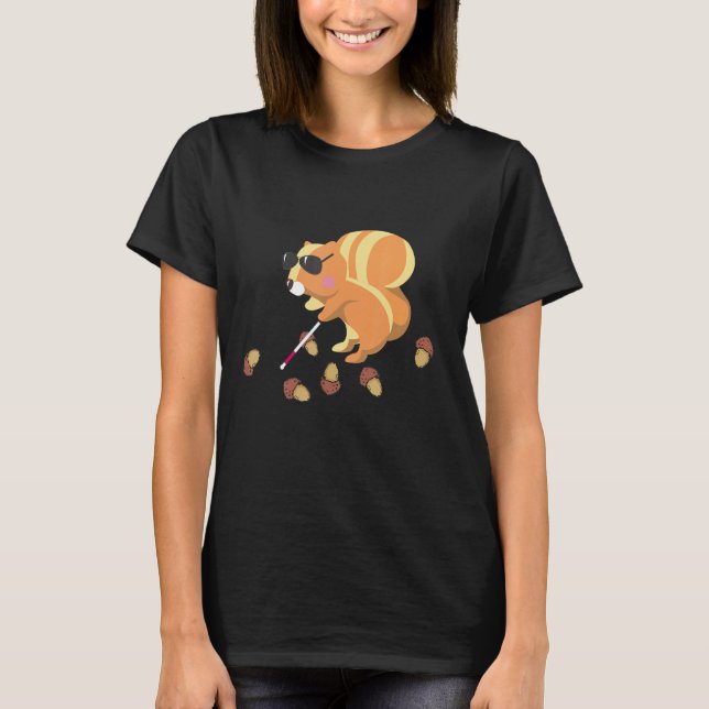 Até um esquilo cego encontra uma camisa de cabra (Frente)