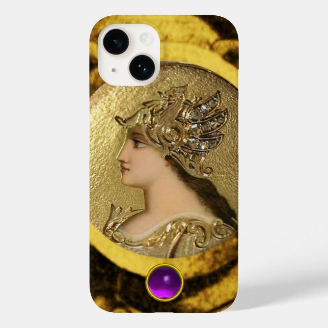 ATENA COM FANTASY GRIFFINS E GEMSTONE PURPER (Verso)