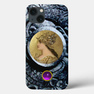 ATENA COM FANTASY GRIFFINS E GEMSTONE PURPER