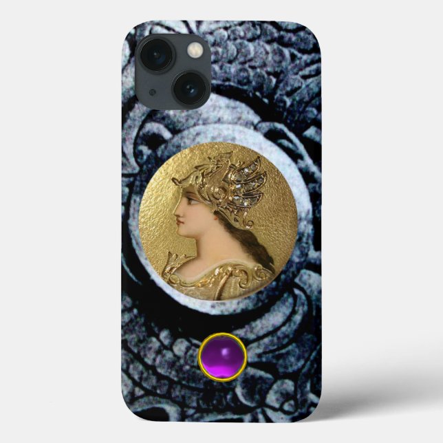 ATENA COM FANTASY GRIFFINS E GEMSTONE PURPER (Verso)