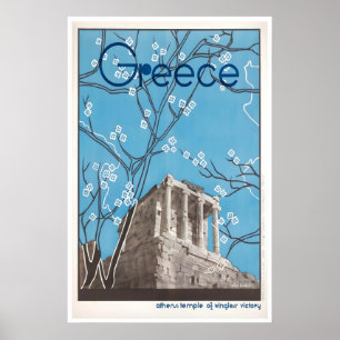 Atenas Impressão Grécia Pintura Arte Grega Viagem
