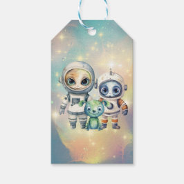 Atenção Etiquetas de Presente Intergaláctico