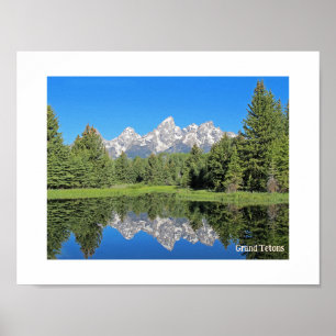 Aterrissagem de Schwabacher, Grand Teton NP Poster