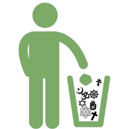 Ateu Minimalista Toca Para Fora Da Camisa Verde Re