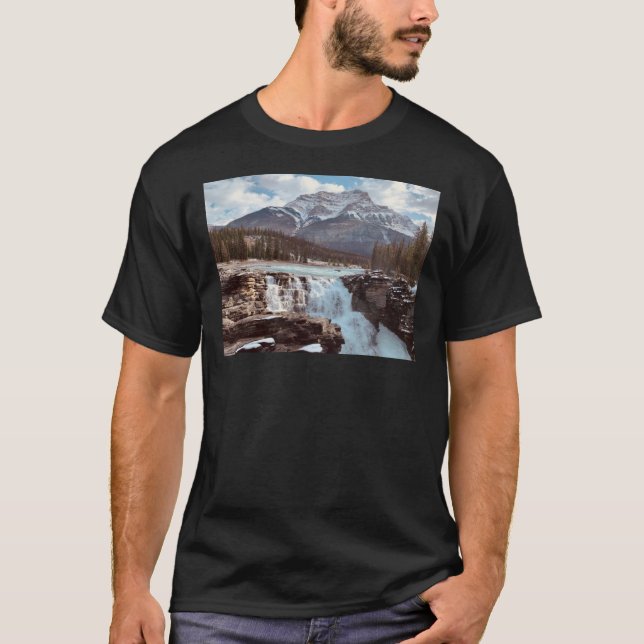 Athabasca Falls Premium T-Shirt (Frente)