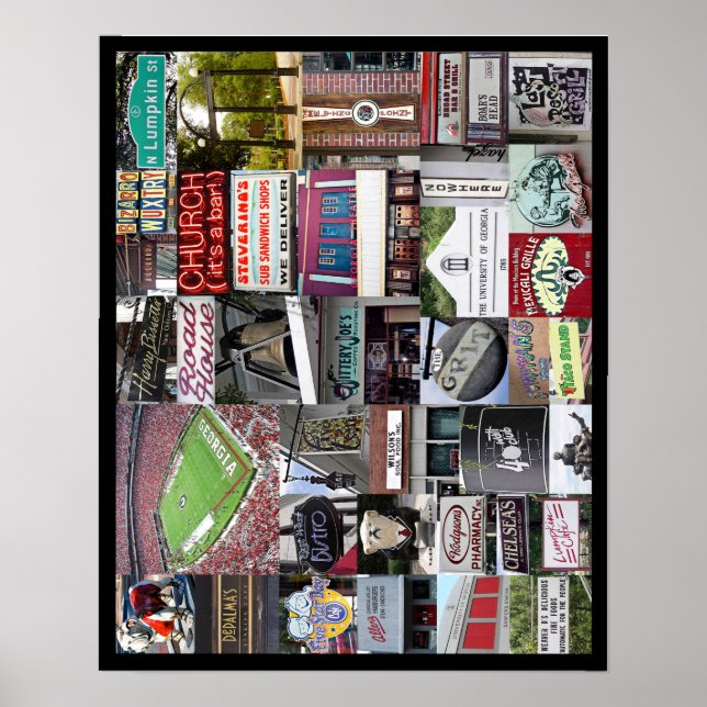 Athens Georgia Poster (Frente)