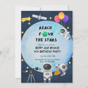 Atingir 4 estrelas - 24.º Convite de Aniversário