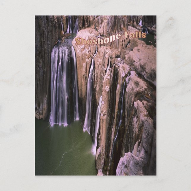 Atirada surpreendente cai em Idaho, cartão postal (Frente)