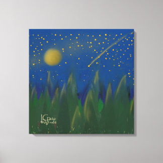 Atirar na Canvas estendida da estrela