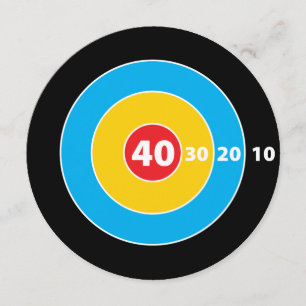 Atire! Convite para aniversário de 40 anos de Ca