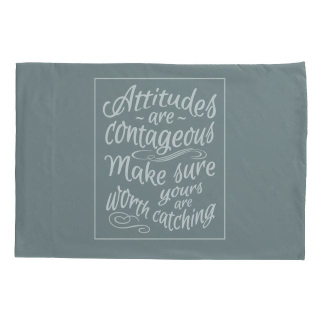 ATITUDE capas travesseiros motivacionais (Verso)