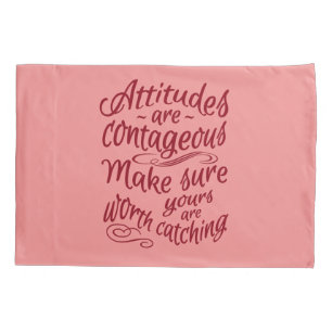 ATITUDE capas travesseiros motivacionais