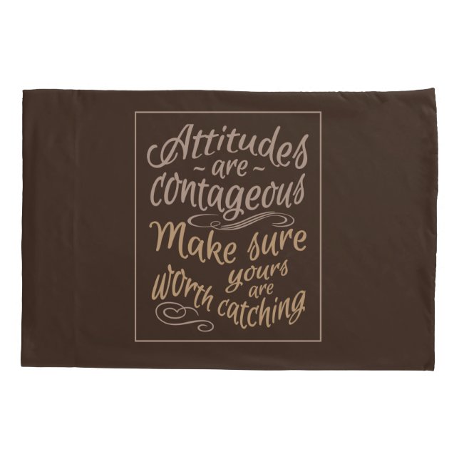 ATITUDE capas travesseiros motivacionais (Verso)